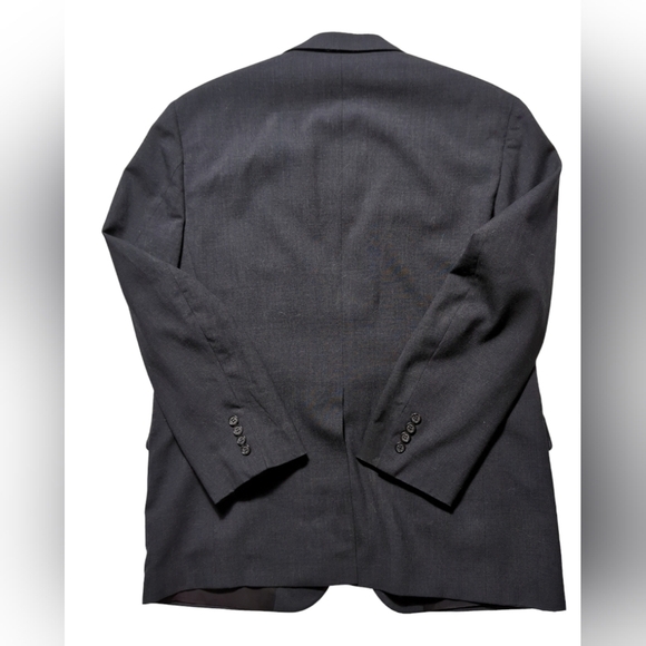 Mens Virgin Wool Signals from Donald Brooks Grey Suit Jacket Made inUSA 38R gray - Picture 5 of 14